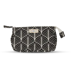 Makeup Bag Big - Abstract - Black