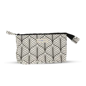 Makeup Bag Big - Abstract - White