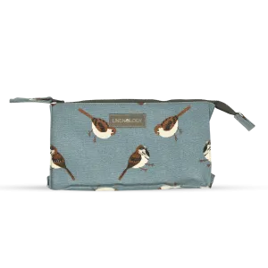 Makeup Bag Big - Sparrows - Cameo Blue