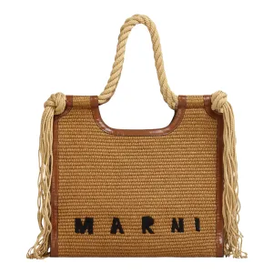 Marcel Raffia Fringe Tote