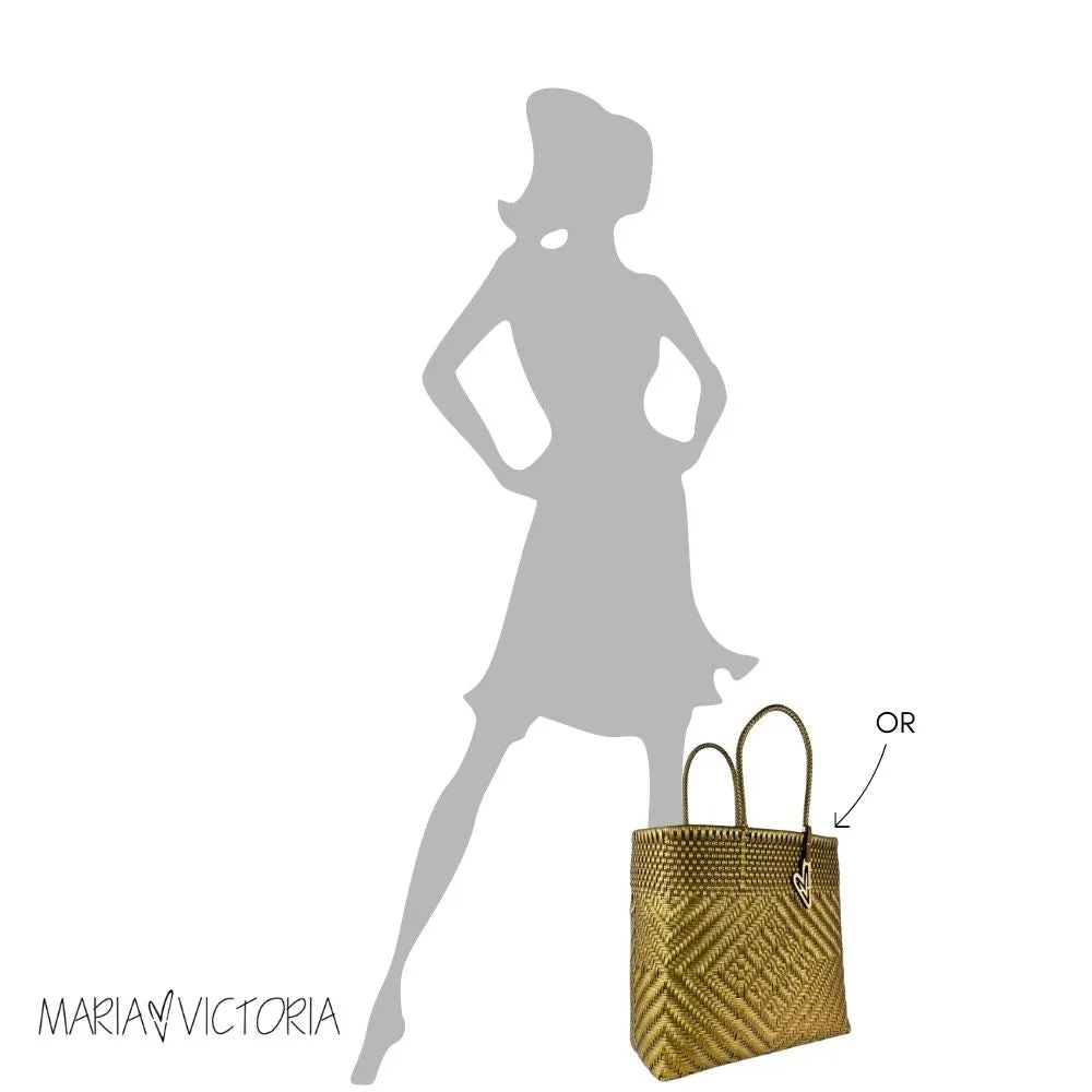 Maria Victoria | Bombon Tote | Upcycled, Handwoven, Multicolor Tote