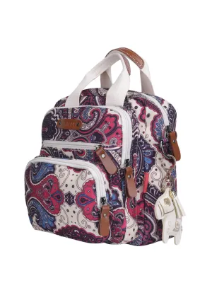 Mini Diaper Bag for Casual Outings- Orient Pink