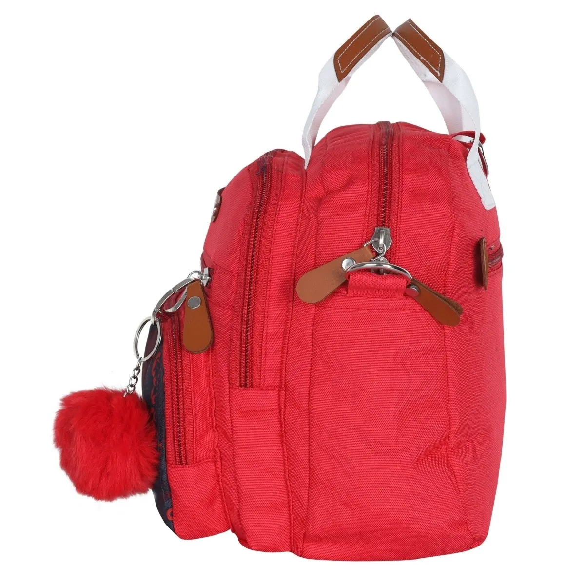 Mini Diaper Bag for Casual Outings- Red Magnolia