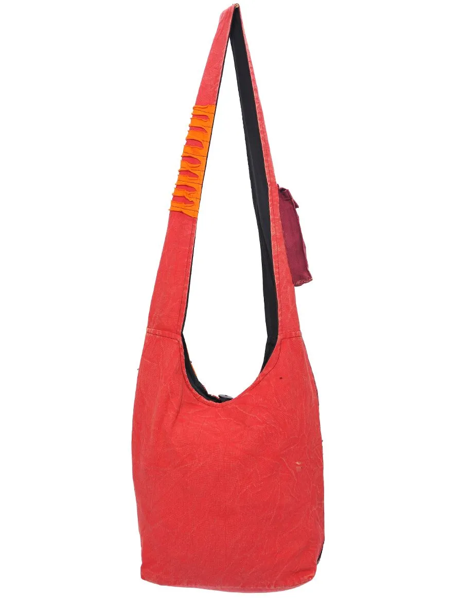 Patchwork Cotton Hobo Bag