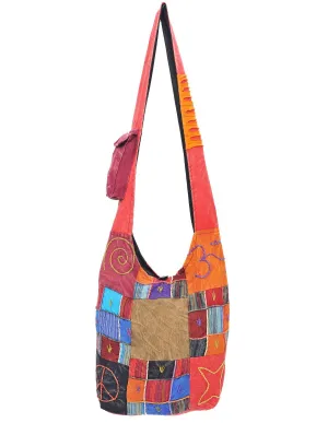 Patchwork Cotton Hobo Bag