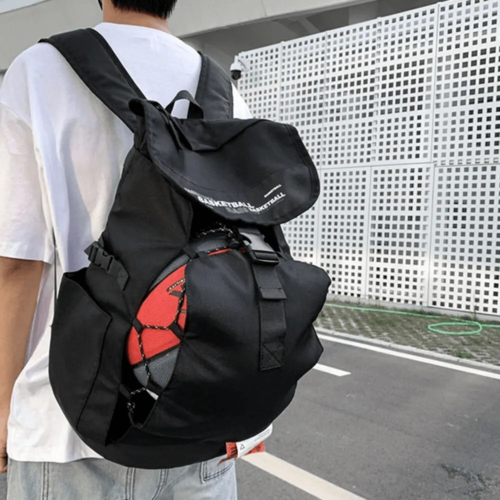 Portable Sports Basketball Bag with Ball Pocket / Outdoor Backpack - SF0844