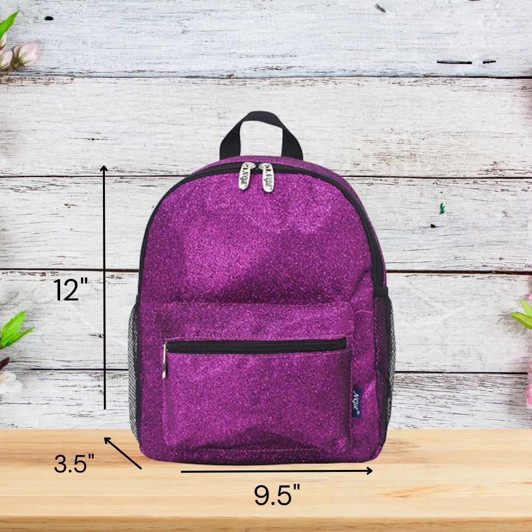 Purple Glitter Gymnastics Competition backpacks and Cheer Dance Backpack