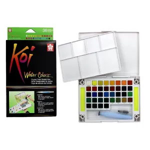 Sakura Pocket Set Koi Watercolor Kit | 1 Unit | 36 Colors