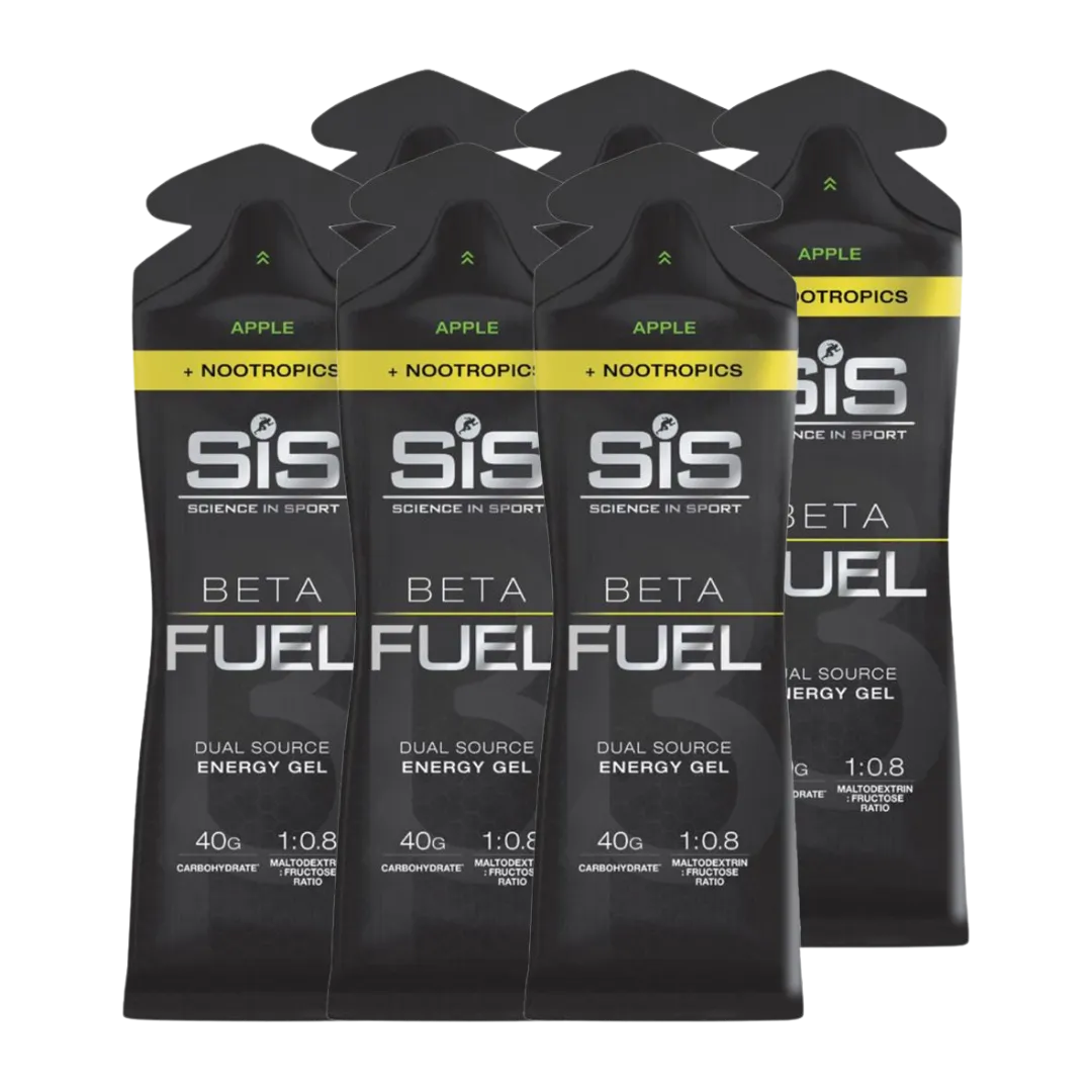 Science In Sport (SIS) - Beta Fuel Energy Gel   Nootropics - Apple (with caffeine)