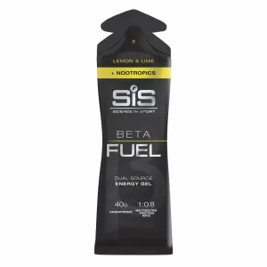 Science In Sport (SIS) - Beta Fuel Energy Gel   Nootropics - Lemon & Lime (with caffeine)