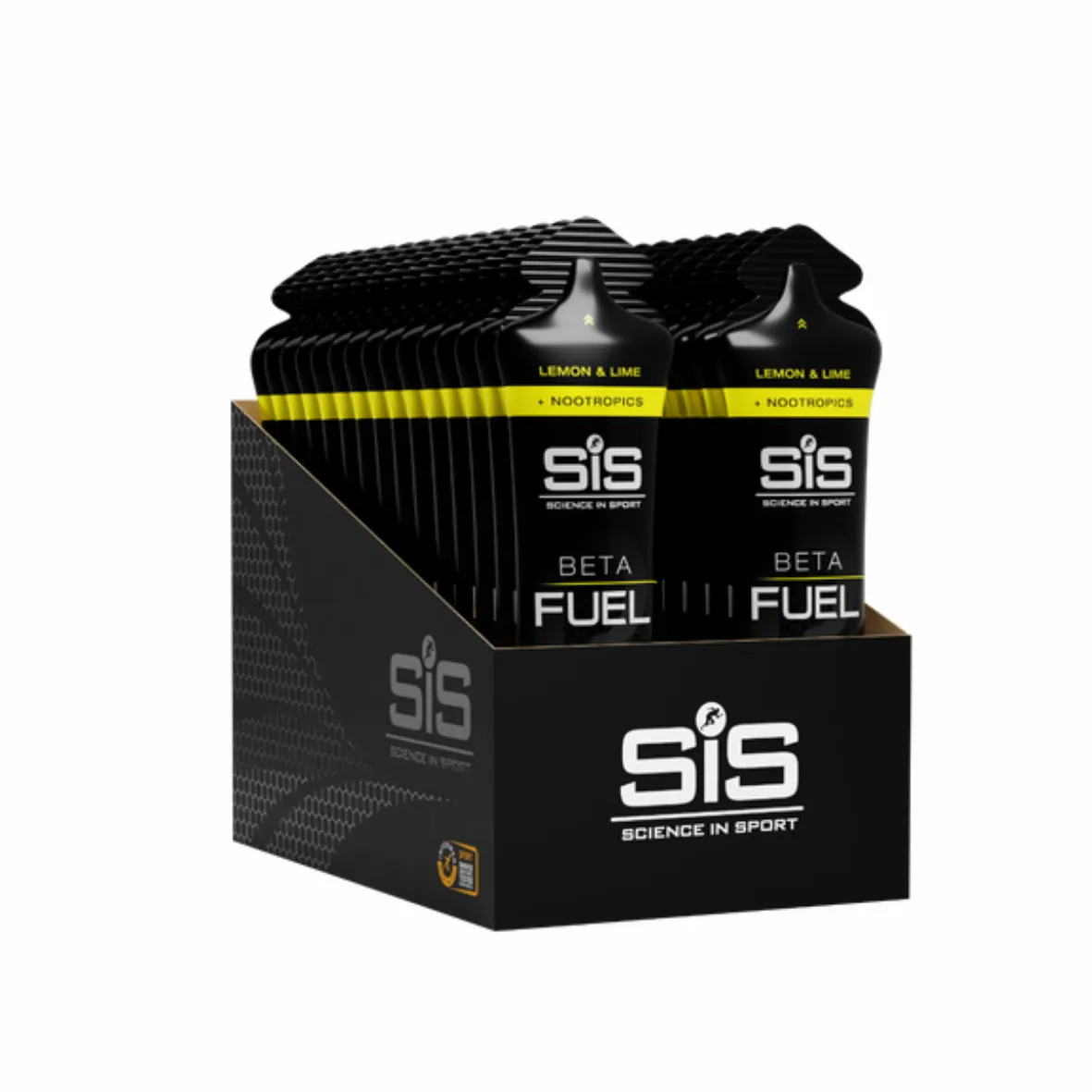 Science In Sport (SIS) - Beta Fuel Energy Gel   Nootropics - Lemon & Lime (with caffeine)