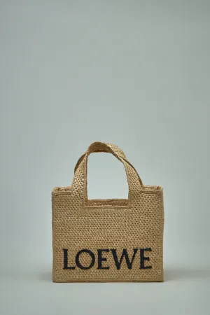 Small LOEWE Font Tote