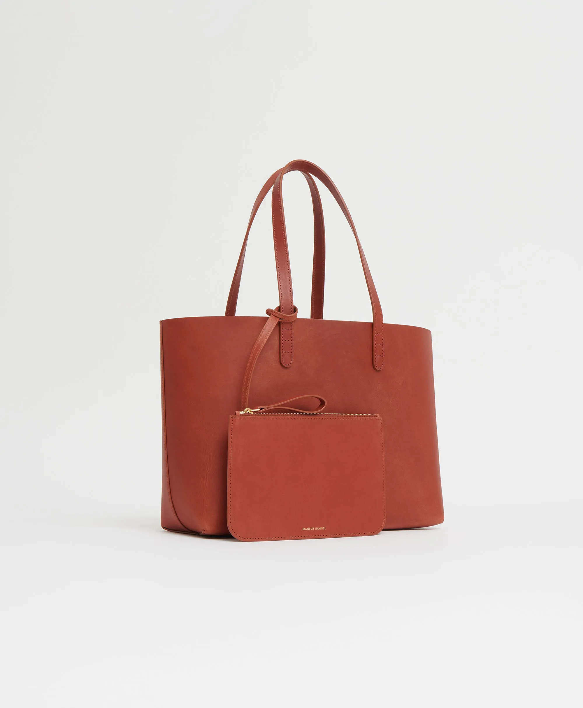 Small Tote - Brandy/Avion