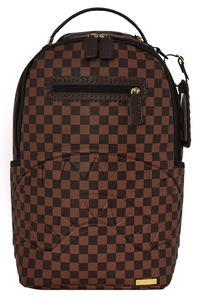 Sprayground From Paris With Love In Brown Black Backpack