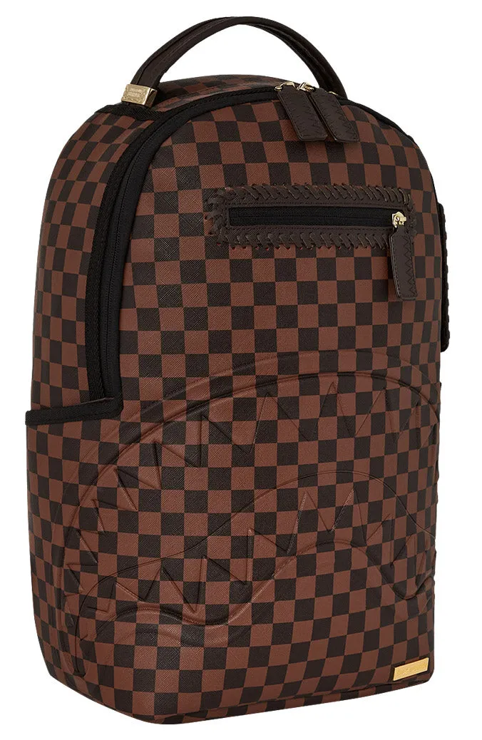 Sprayground From Paris With Love In Brown Black Backpack