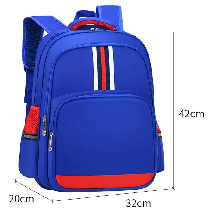 Stripes Backpack - Light Blue