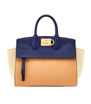 Studio Soft Bag S Midnight Blue/Light Camel/Mascarpone