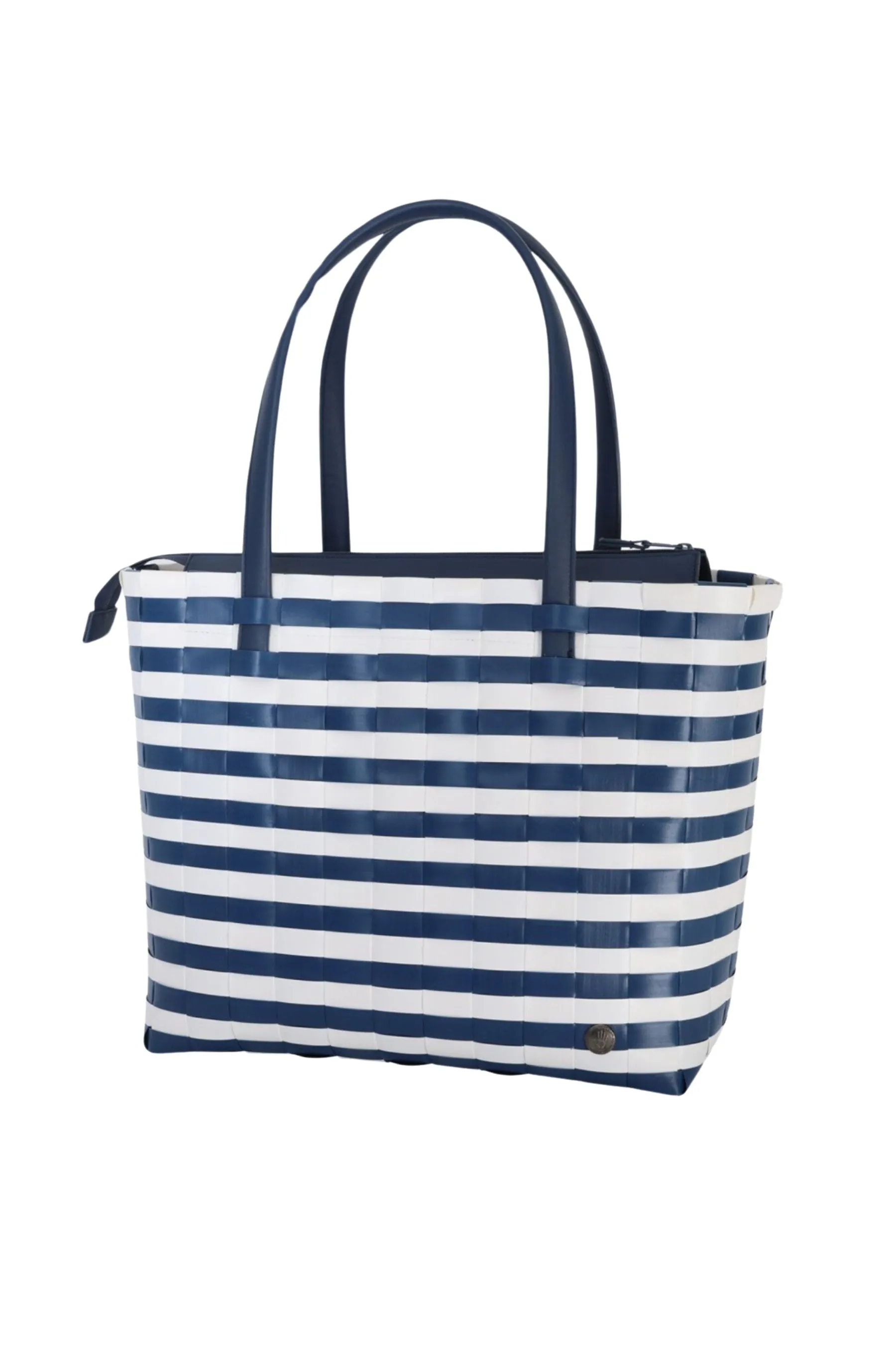 Sunny Bay Tote | Ocean Blue/Pearl