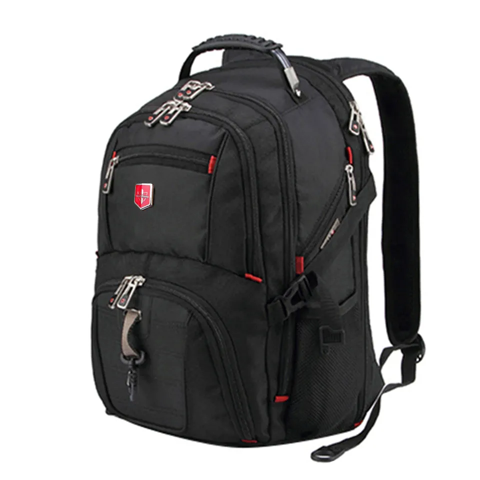 Swiss Men's Back Pack 15.6/17 Inch Computer Notebook School Journey Bags Suitable For Men And Women