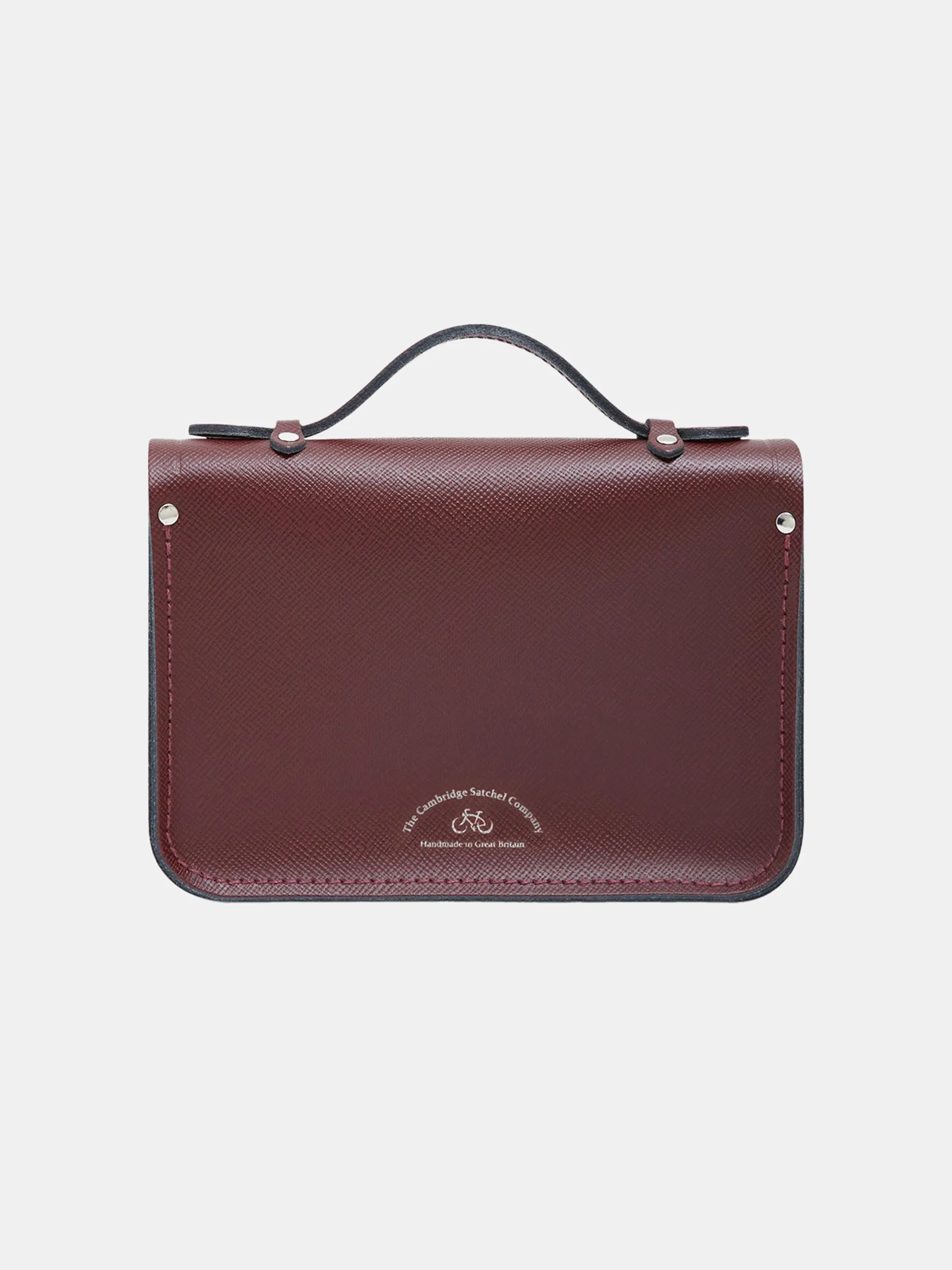 The Mini - Oxblood Saffiano