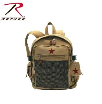 Vintage Style Canvas Backpack